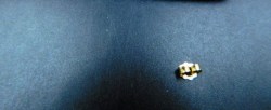14k gold green drop ears e